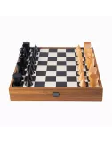 jeu d'échecs bauhaus noir - 40 cm cartes
