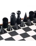jeu d'échecs bauhaus noir - 40 cm exemple 1