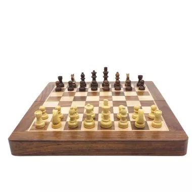 Jeu d'Échecs Pliable et Magnétique - 35 cm