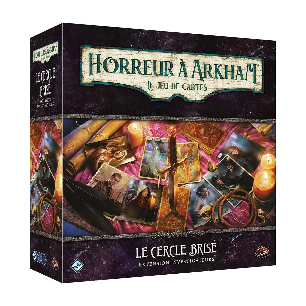 horreur à arkham jce : le cercle brisé - extension investigateurs boîte