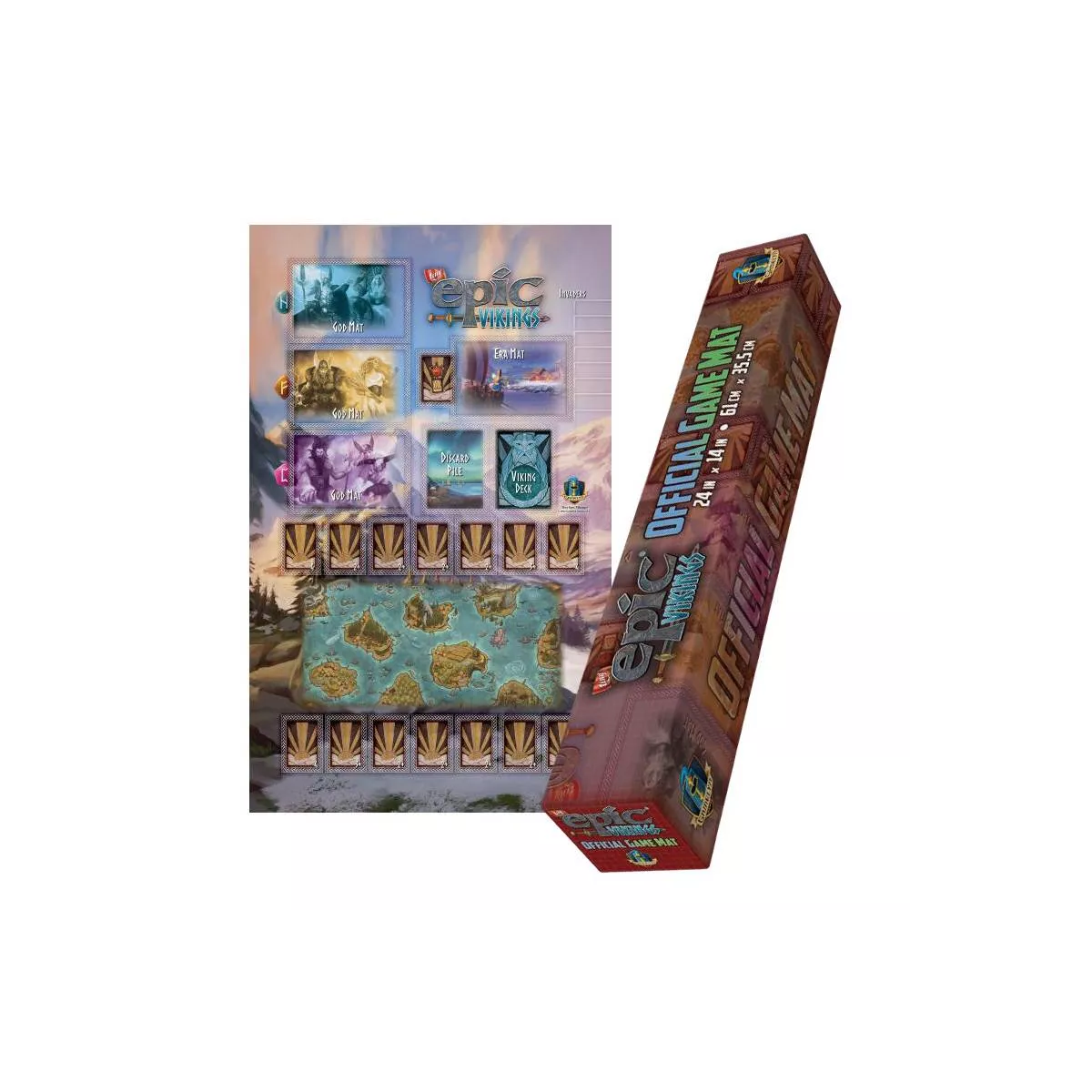 tiny epic vikings : playmat plateau
