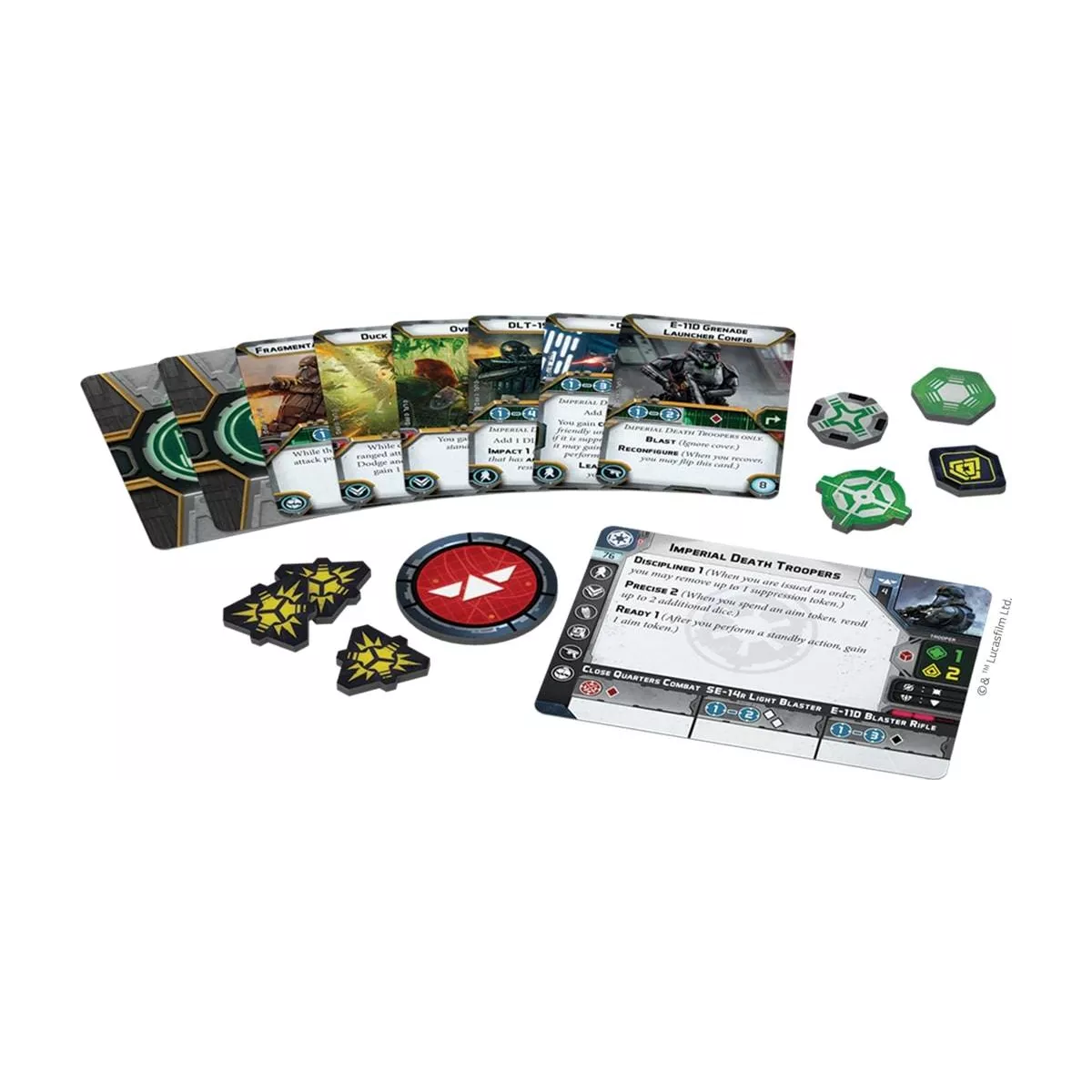 star wars : légion - death troopers impériaux - extension d'unité exemple 1