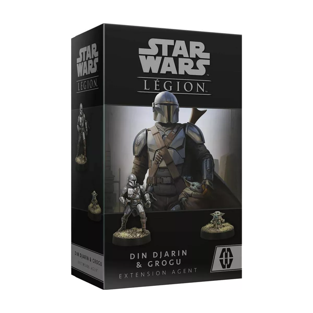 star wars : légion - din djarin & grogu - extension agent boîte
