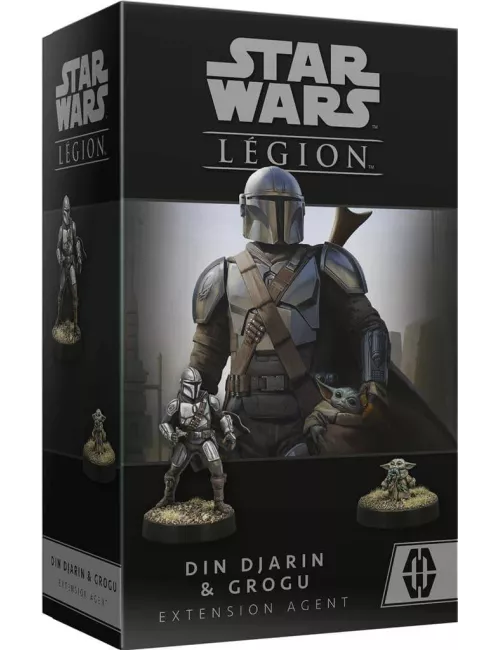 star wars : légion - din djarin & grogu - extension agent boîte