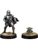 star wars : légion - din djarin & grogu - extension agent plateau