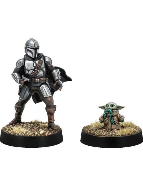 star wars : légion - din djarin & grogu - extension agent plateau