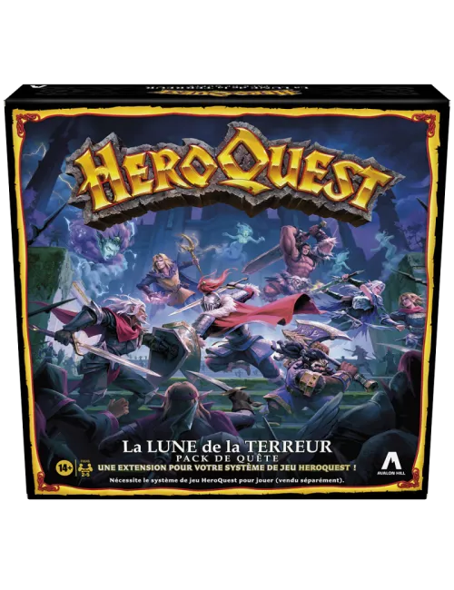 heroquest : la lune de la terreur - extension boîte