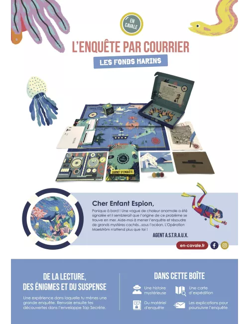 l'enquête par courrier - les fonds marins exemple 1