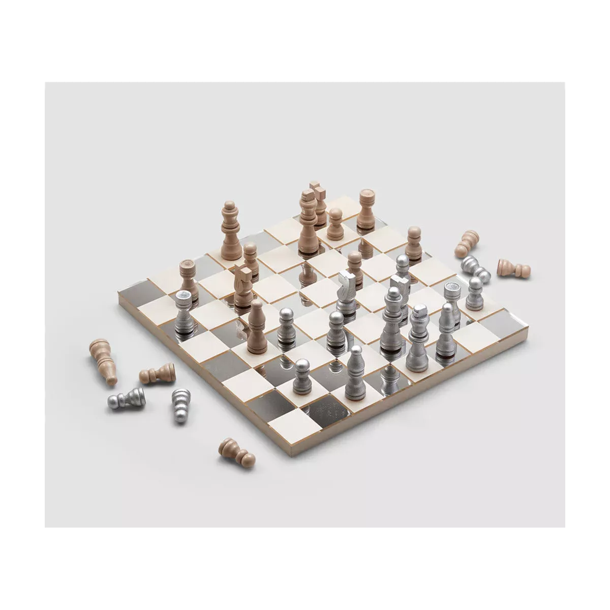 jeu d'échecs miroir - printworks play cartes