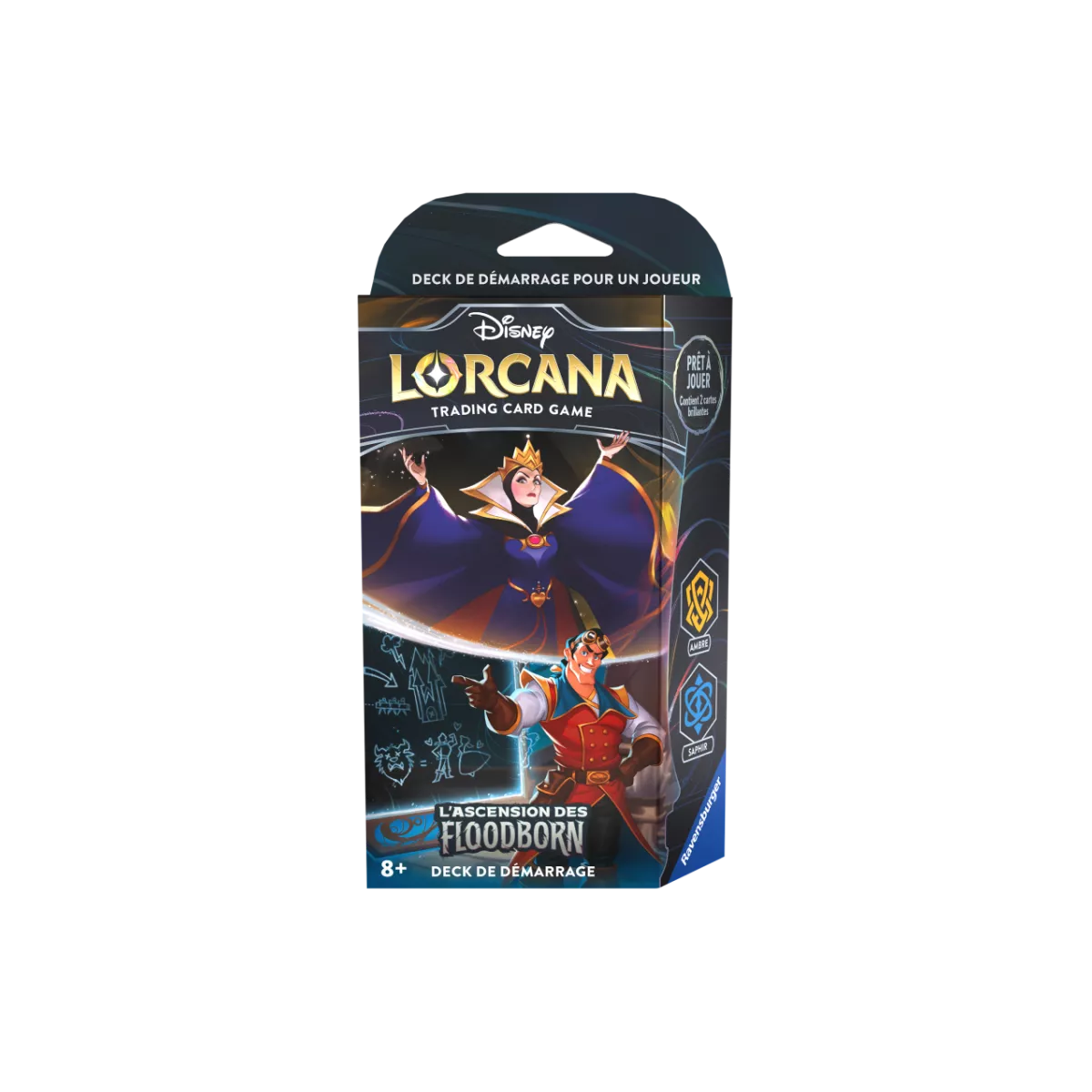 Disney Lorcana : Deck de Démarrage La méchante Reine / Gaston - Deuxième Chapitre plateau