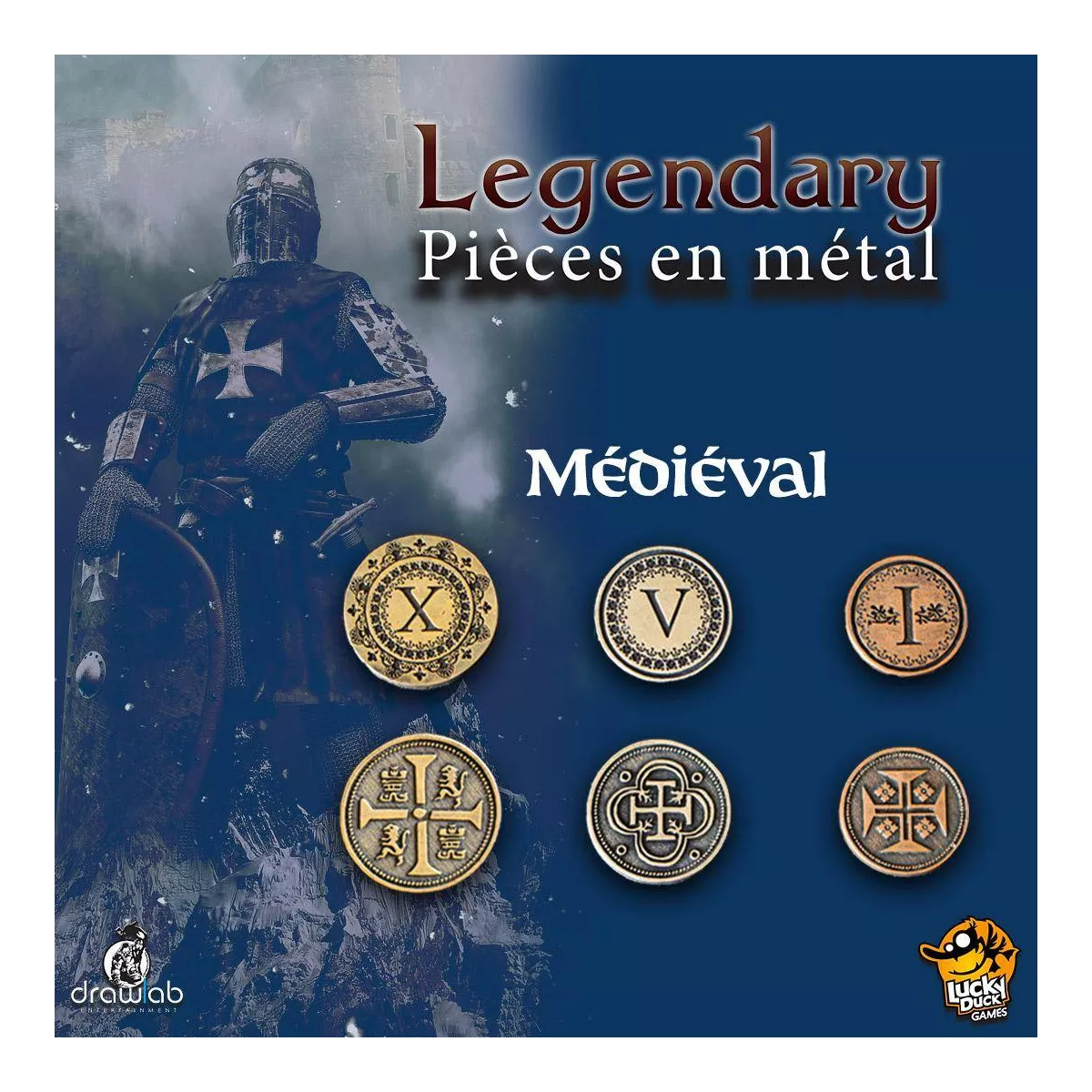 Set de Pièces en Métal - Legendary - Jeux de société - Ludum.fr
