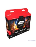 star wars unlimited - étincelle de rébellion : kit de démarrage 2 joueurs boîte