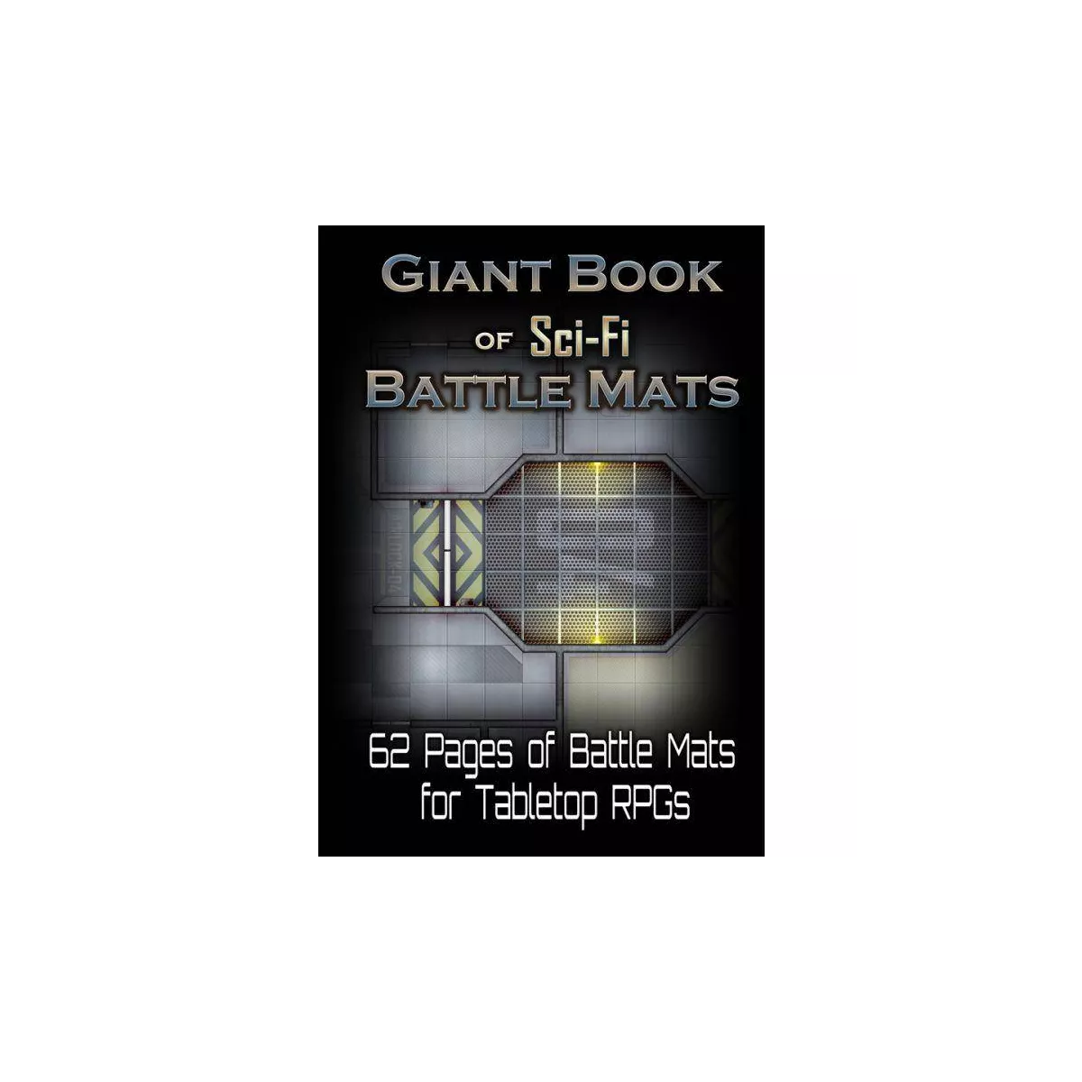 livre plateau de jeu - battle mats : giant book of sci-fi a3 boîte
