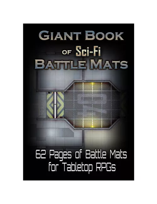 livre plateau de jeu - battle mats : giant book of sci-fi a3 boîte