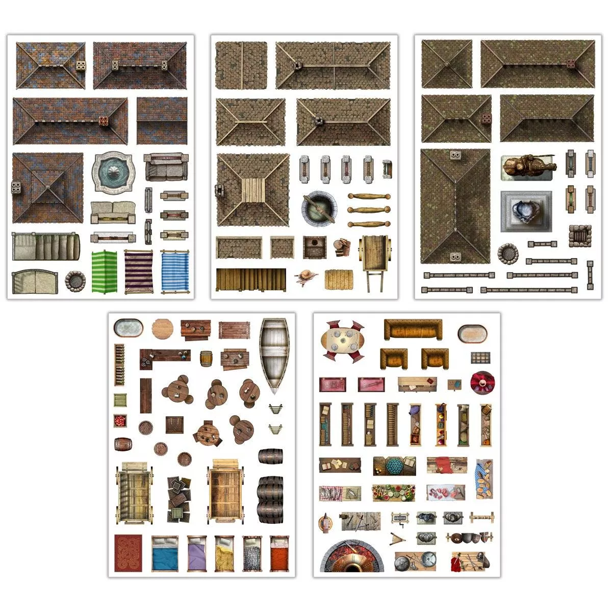 Livre Plateau de Jeu - Décorations Additionnelles - Accessoires Jeux de Rôle - Ludum.fr