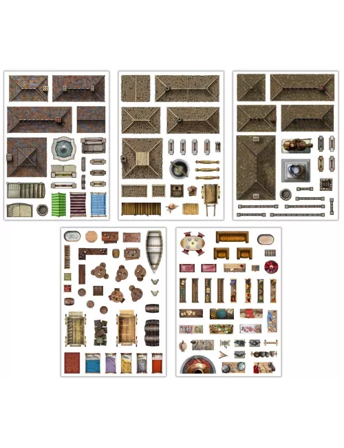 Livre Plateau de Jeu - Décorations Additionnelles - Accessoires Jeux de Rôle - Ludum.fr