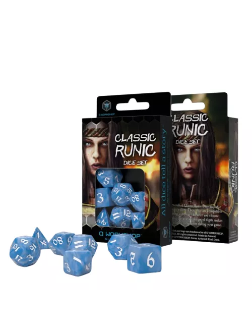 Set De Dés JDR - Runique Classique - Accessoires Jeux de Rôle - Ludum.fr