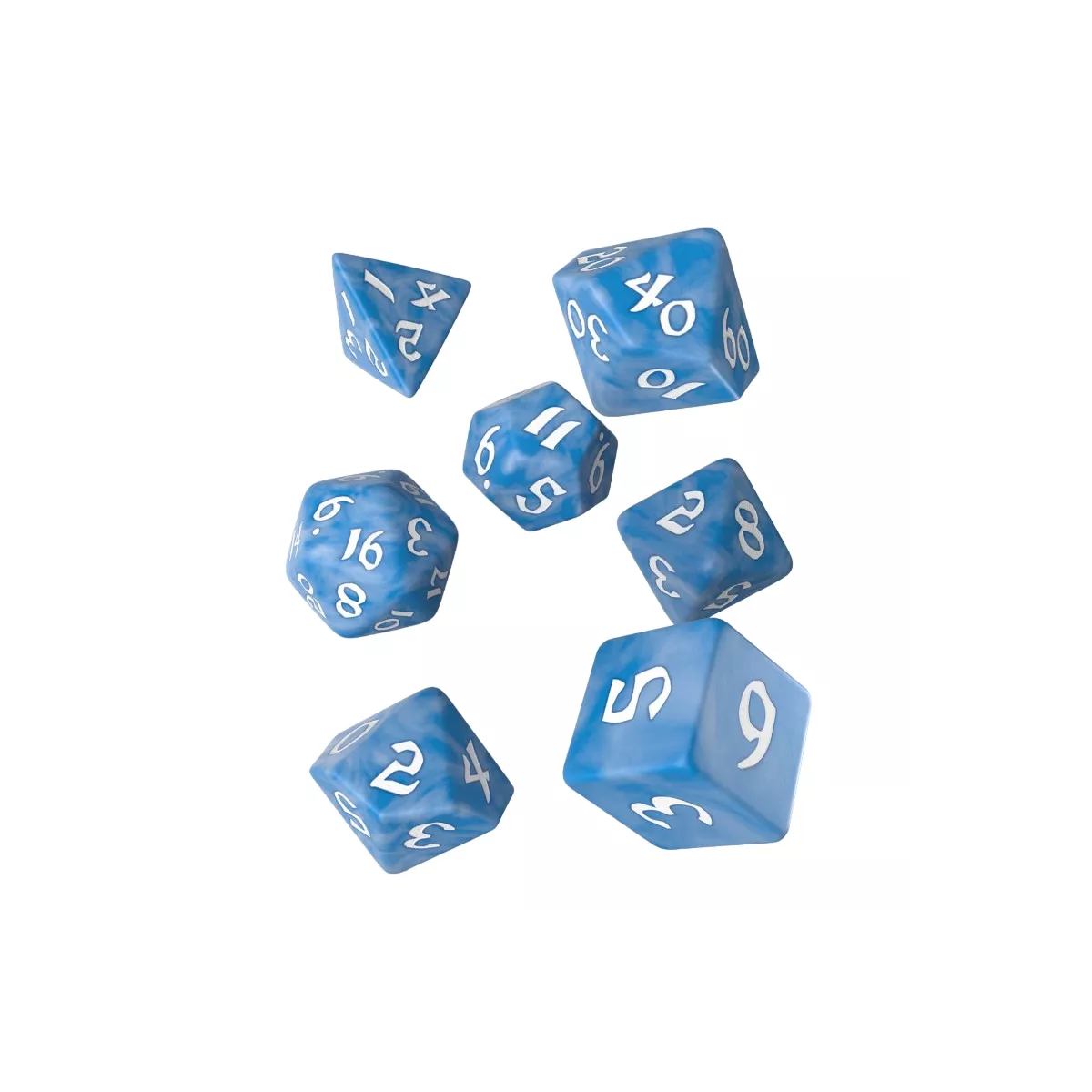 Set De Dés JDR - Runique Classique - Accessoires Jeux de Rôle - Ludum.fr