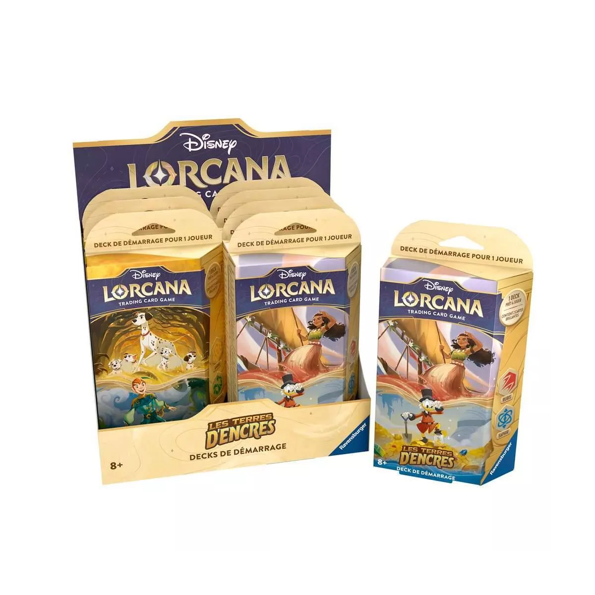disney lorcana : deck de démarrage 1 - troisième chapitre plateau