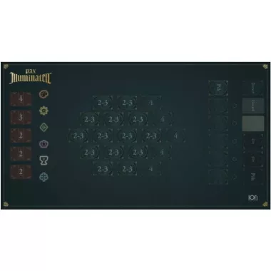 pax illuminaten - tapis de jeu en néoprène plateau