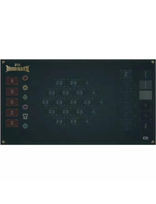 pax illuminaten - tapis de jeu en néoprène plateau