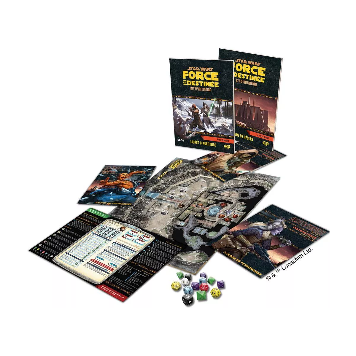 star wars force et destinée : kit d'initiation plateau