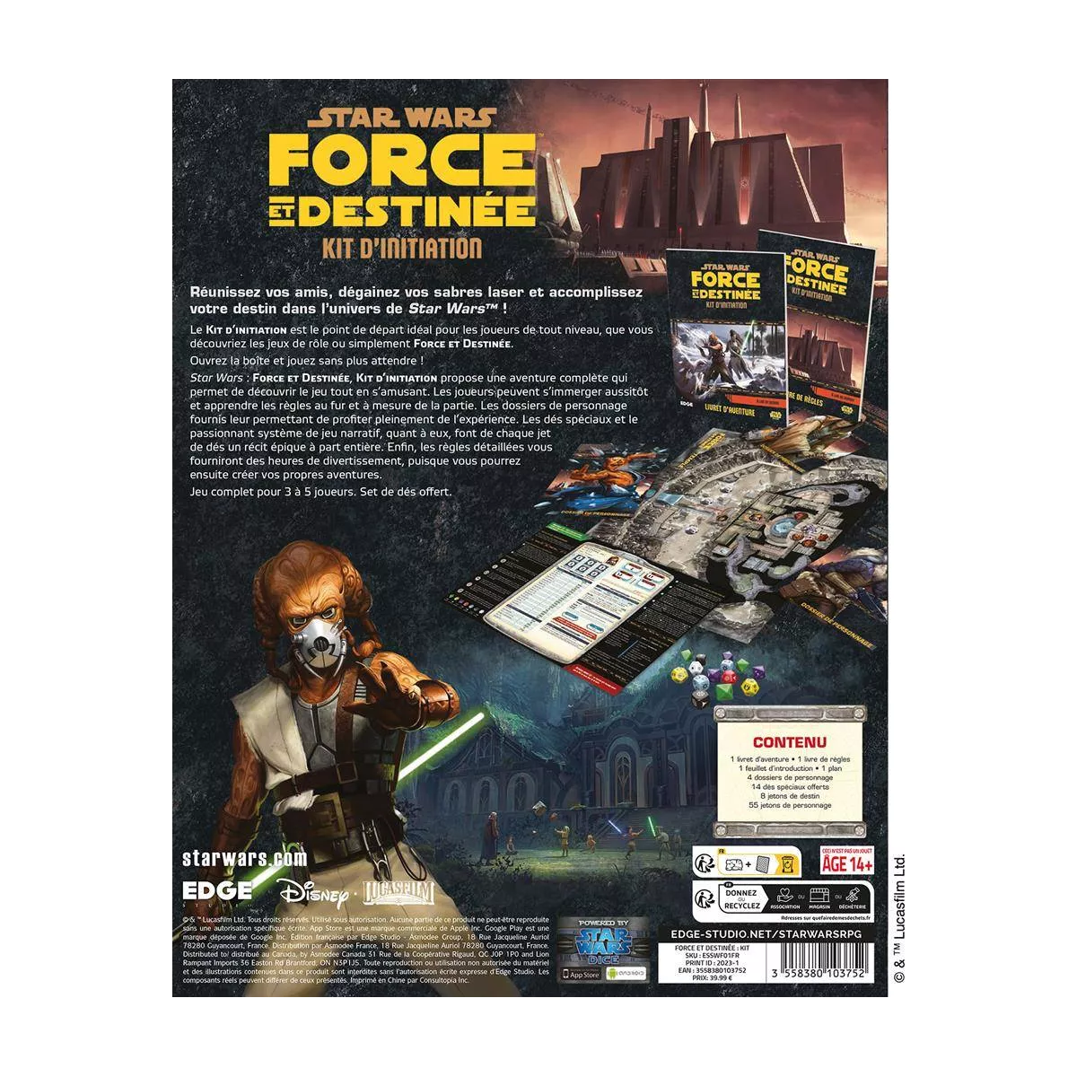 star wars force et destinée : kit d'initiation exemple 3