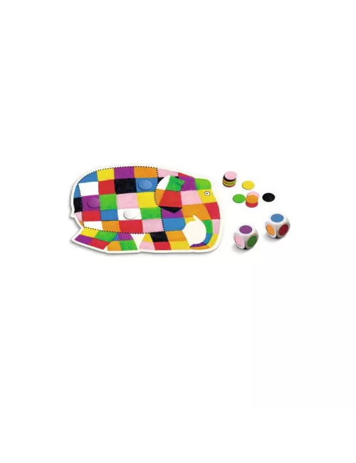 elmer - le jeu des couleurs plateau