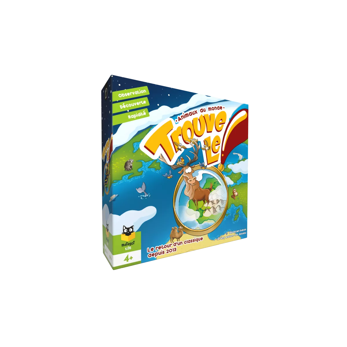 trouve le ! animaux du monde plateau