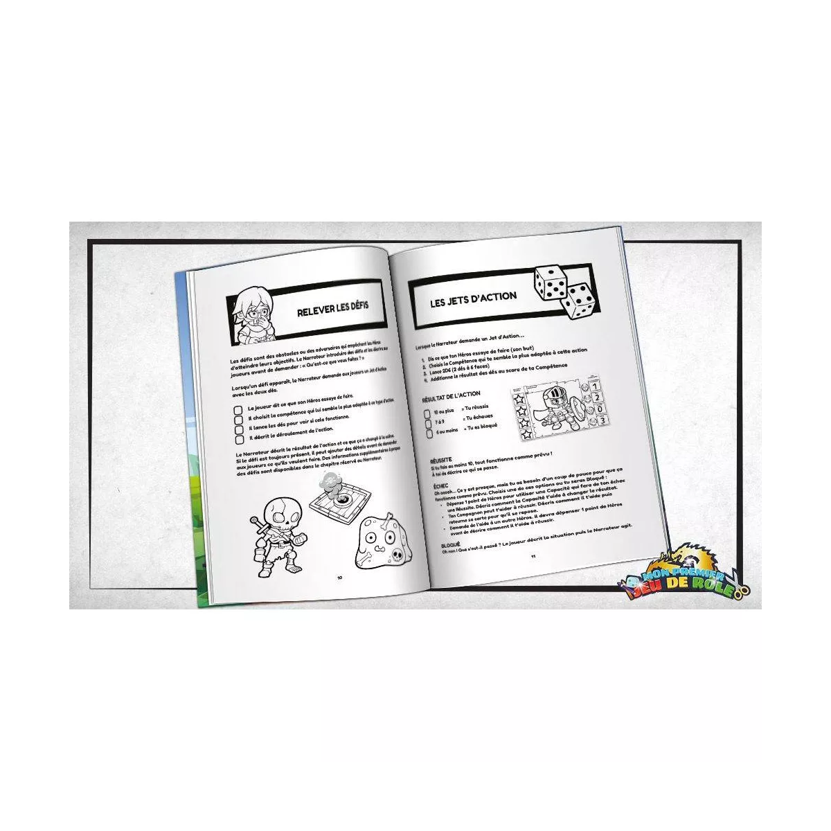 mon premier jeu de role - une aventure à colorier : coffret intégral exemple 1