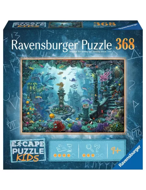 escape puzzle kids au royaume sous-marin - 368 pièces puzzle