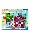 Puzzle Giant Floor Spidey : Une équipe fantastique - 24 pièces - Puzzle - Ludum.fr