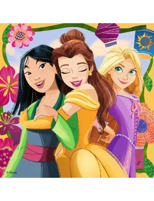 coffret puzzles disney princesses : girl power - 3 x 49 pièces exemple 2