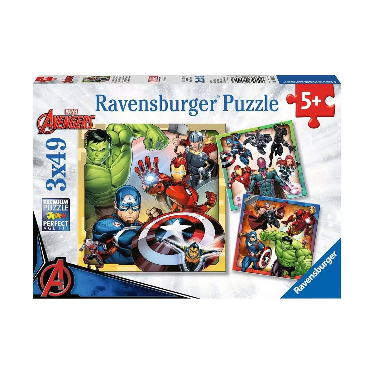 Coffret Puzzles Avengers - 3 x 49 pièces - Puzzle - Ludum.fr
