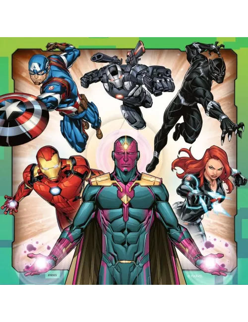 Coffret Puzzles Avengers - 3 x 49 pièces - Puzzle - Ludum.fr