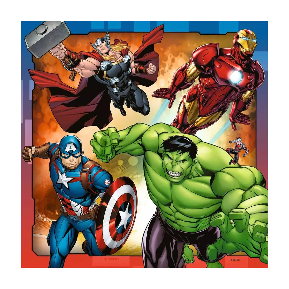Coffret Puzzles Avengers - 3 x 49 pièces - Puzzle - Ludum.fr