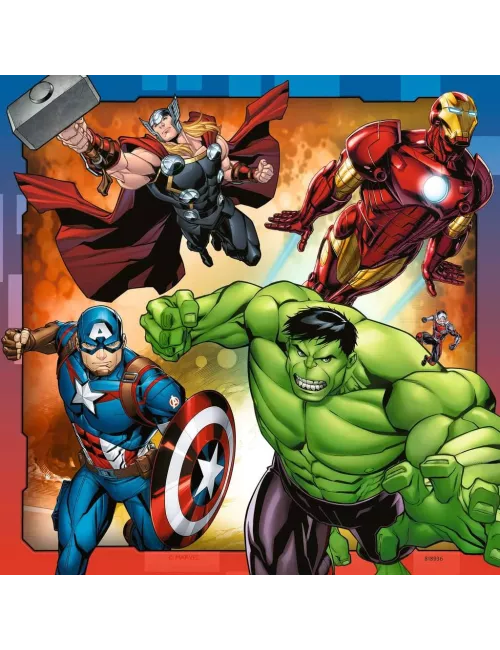 Coffret Puzzles Avengers - 3 x 49 pièces - Puzzle - Ludum.fr