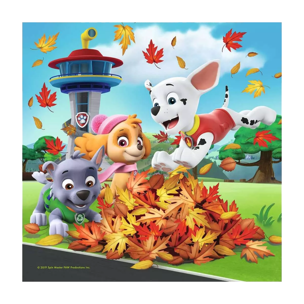 coffret puzzles pat'patrouille : prêts à secourir - 3 x 49 pièces exemple 2