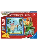 Coffret Puzzles Pokemon - 3 x 49 pièces - Puzzle - Ludum.fr