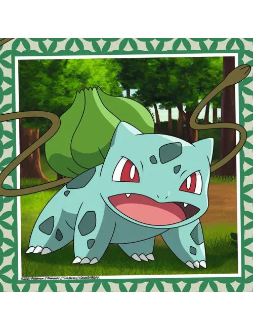 coffret puzzles pokemon - 3 x 49 pièces exemple 2