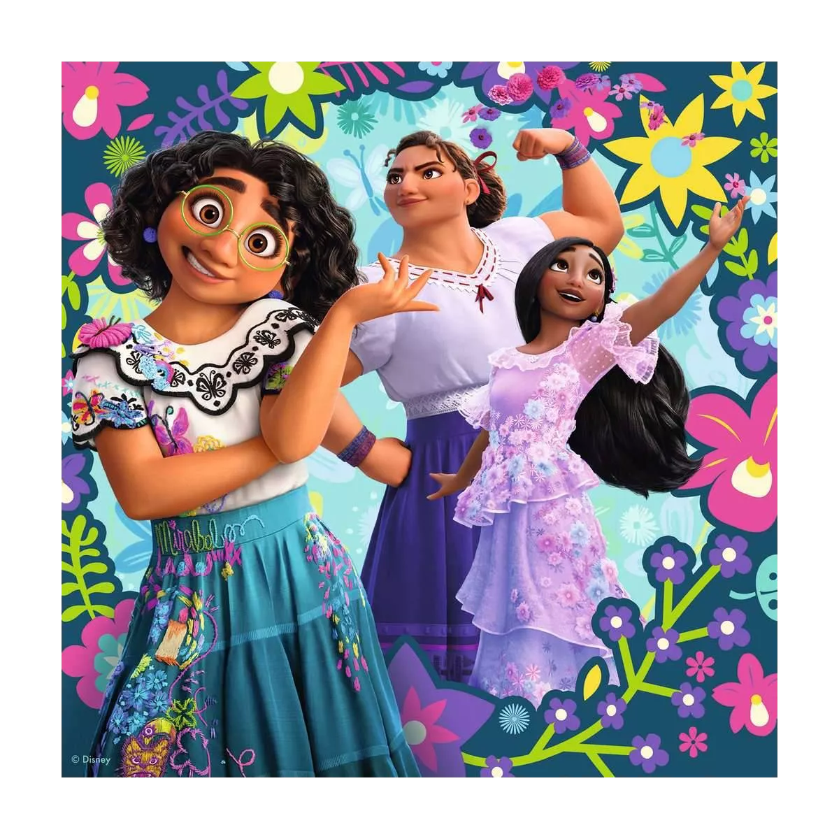 coffret puzzles encanto - 3 x 49 pièces exemple 2