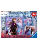 Coffret Puzzles La Reine des Neiges 2 - 3 x 49 pièces - Puzzle - Ludum.fr