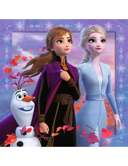 Coffret Puzzles La Reine des Neiges 2 - 3 x 49 pièces - Puzzle - Ludum.fr