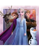 Coffret Puzzles La Reine des Neiges 2 - 3 x 49 pièces - Puzzle - Ludum.fr