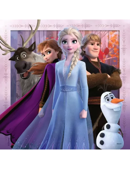 Coffret Puzzles La Reine des Neiges 2 - 3 x 49 pièces - Puzzle - Ludum.fr