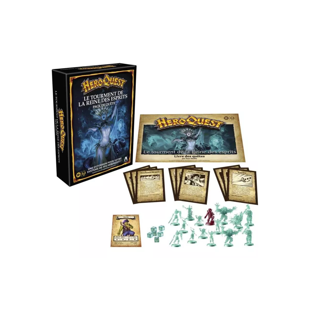 heroquest : le tourment de la reine des esprits - extension plateau