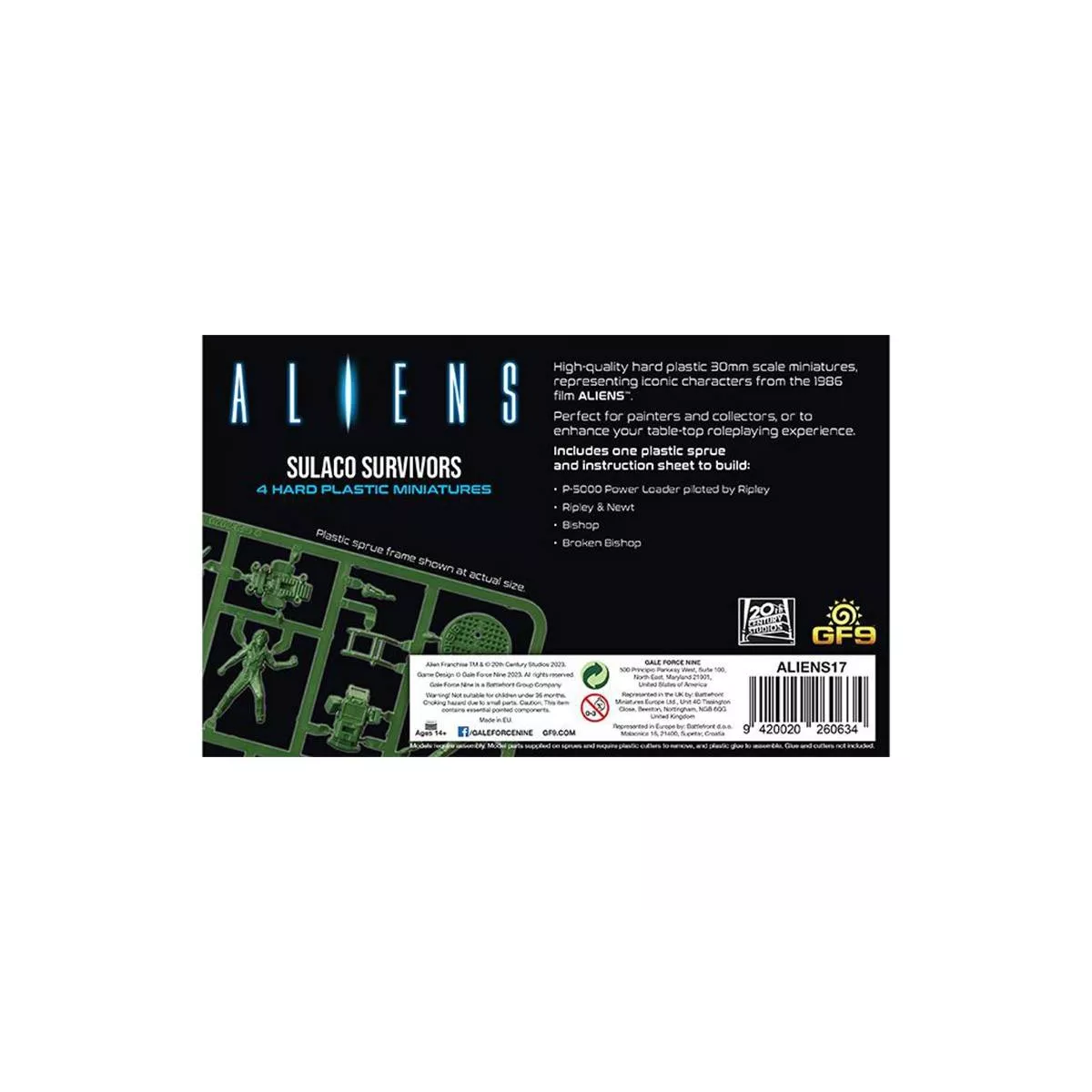 aliens : sulaco survivors - extension exemple 1