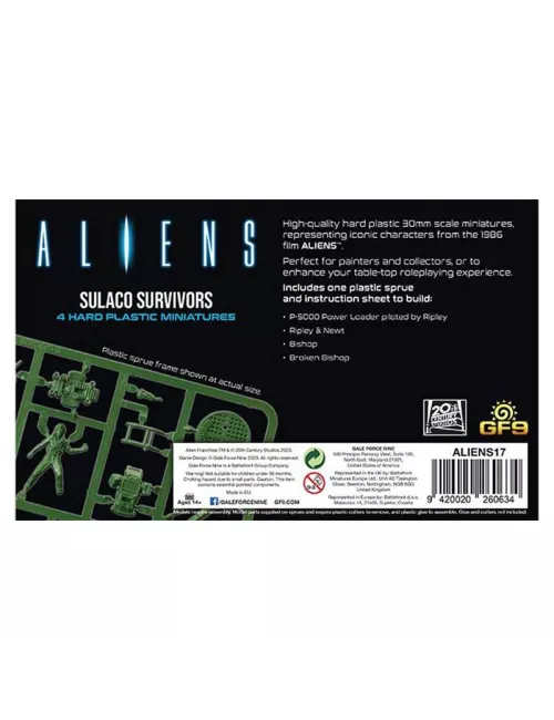 aliens : sulaco survivors - extension exemple 1