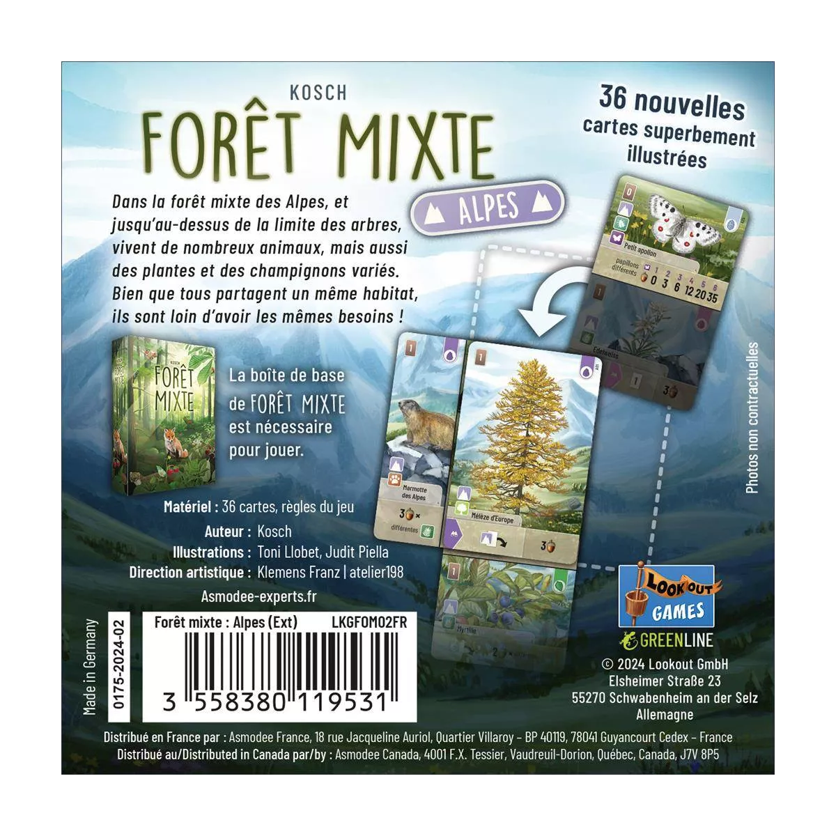 forêt mixte : alpes - extension exemple 1