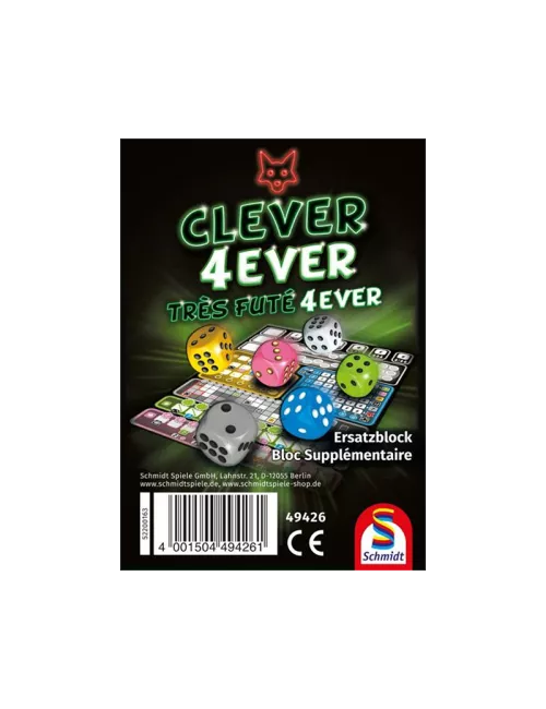 très futé ! 4 ever - bloc recharges boîte